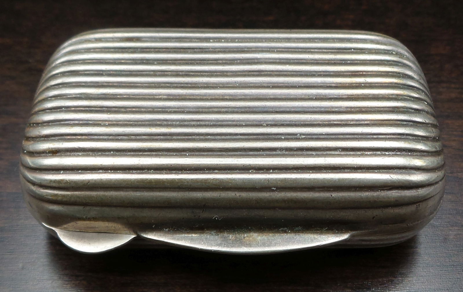 Unusual & Stylish Vintage Italian 800 Silver Designer Pill Box (1 of 6)