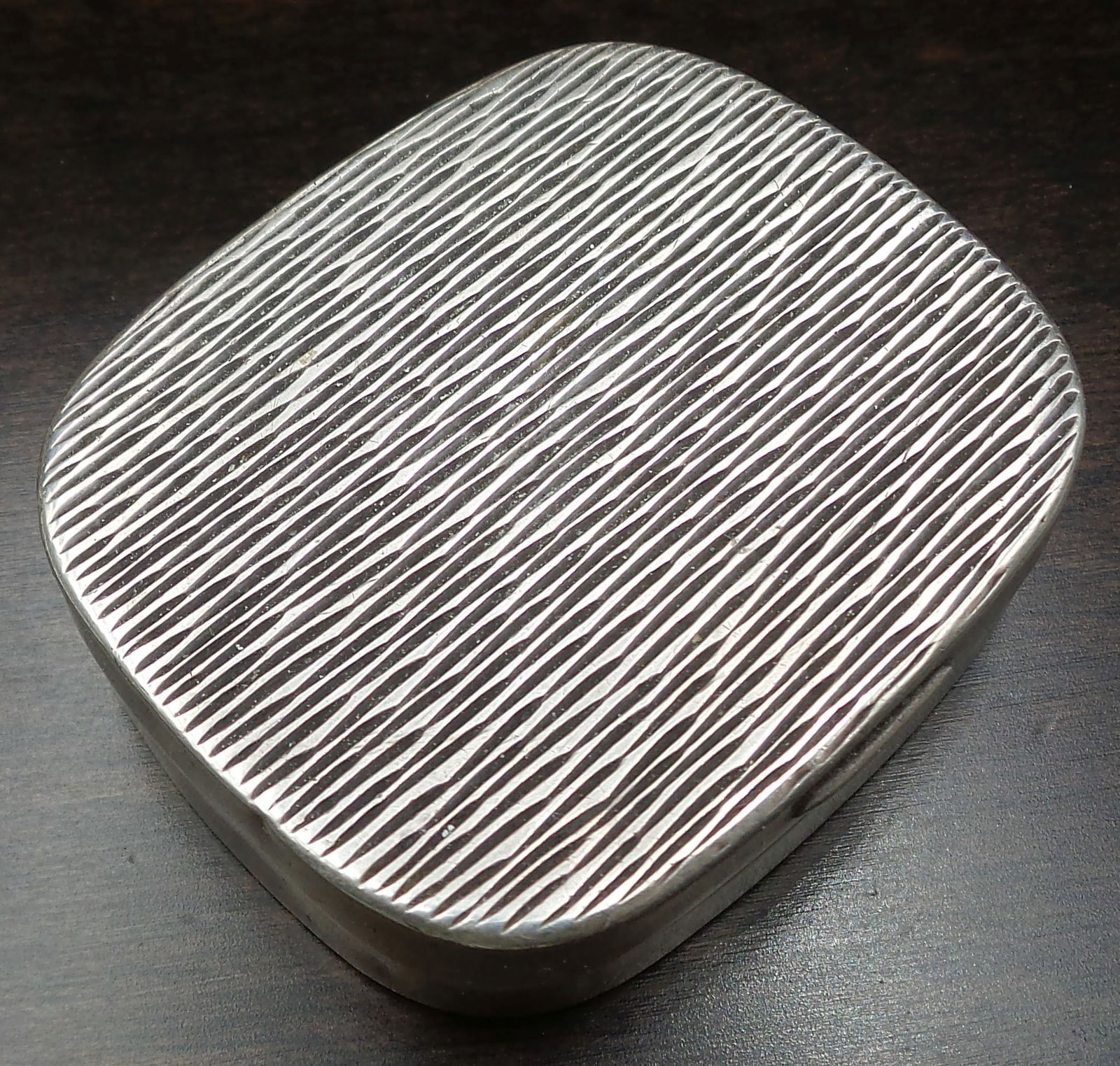 Stylish Vintage Mid-Century FRANZ SCHEURLE Germany Sterling Silver Pill Box (1 of 8)