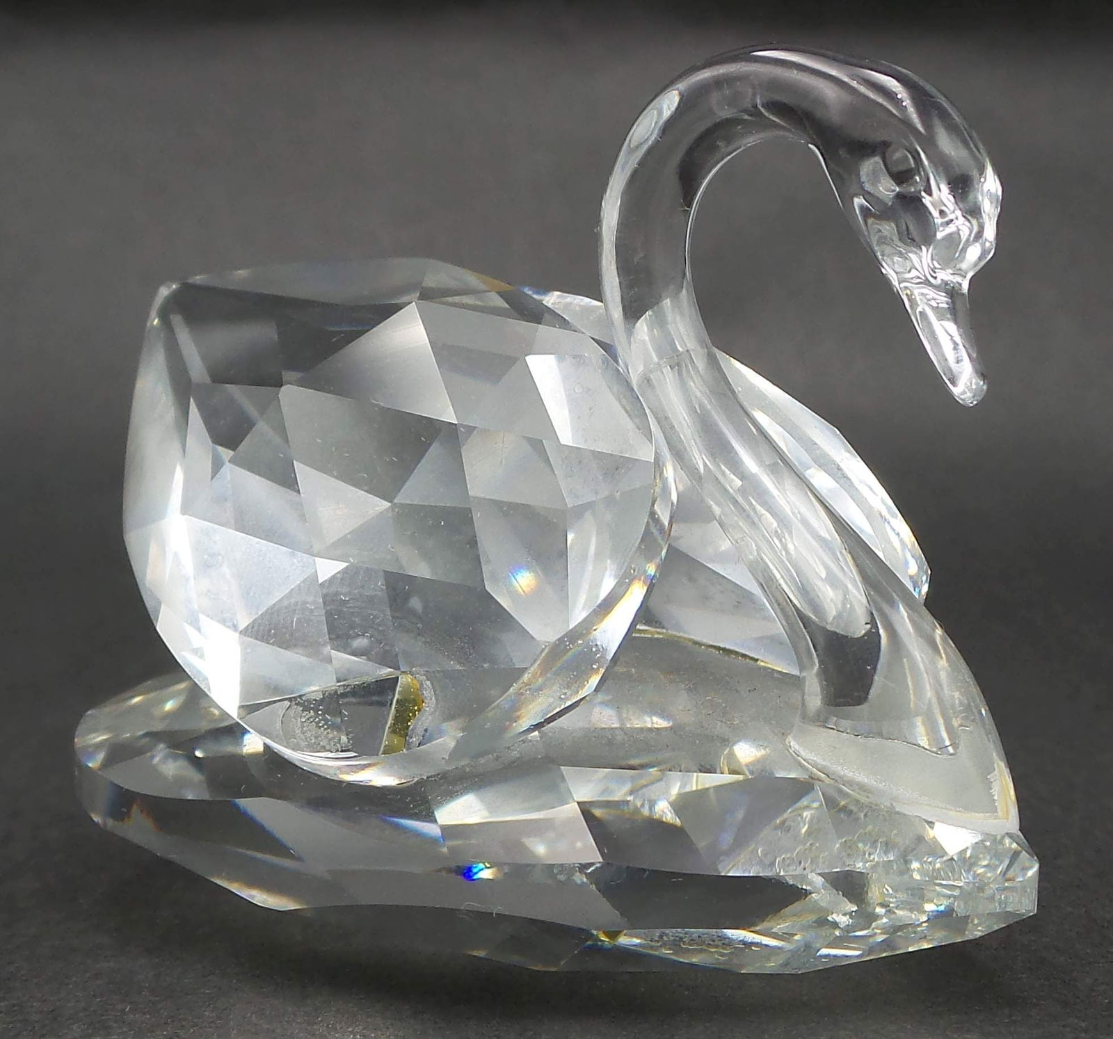 Vintage Pre-1989 Discontinued SWAROVSKI Silver Crystal Swan Figurine (1 of 6)
