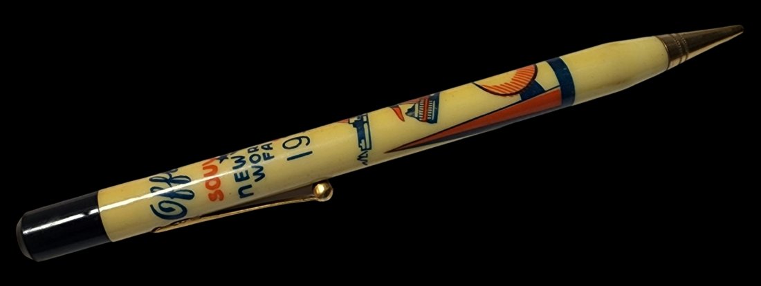 Extremely Rare Vintage 1939 World's Fair Bakelite Souvenir Mechanical Pencil (1 of 5)