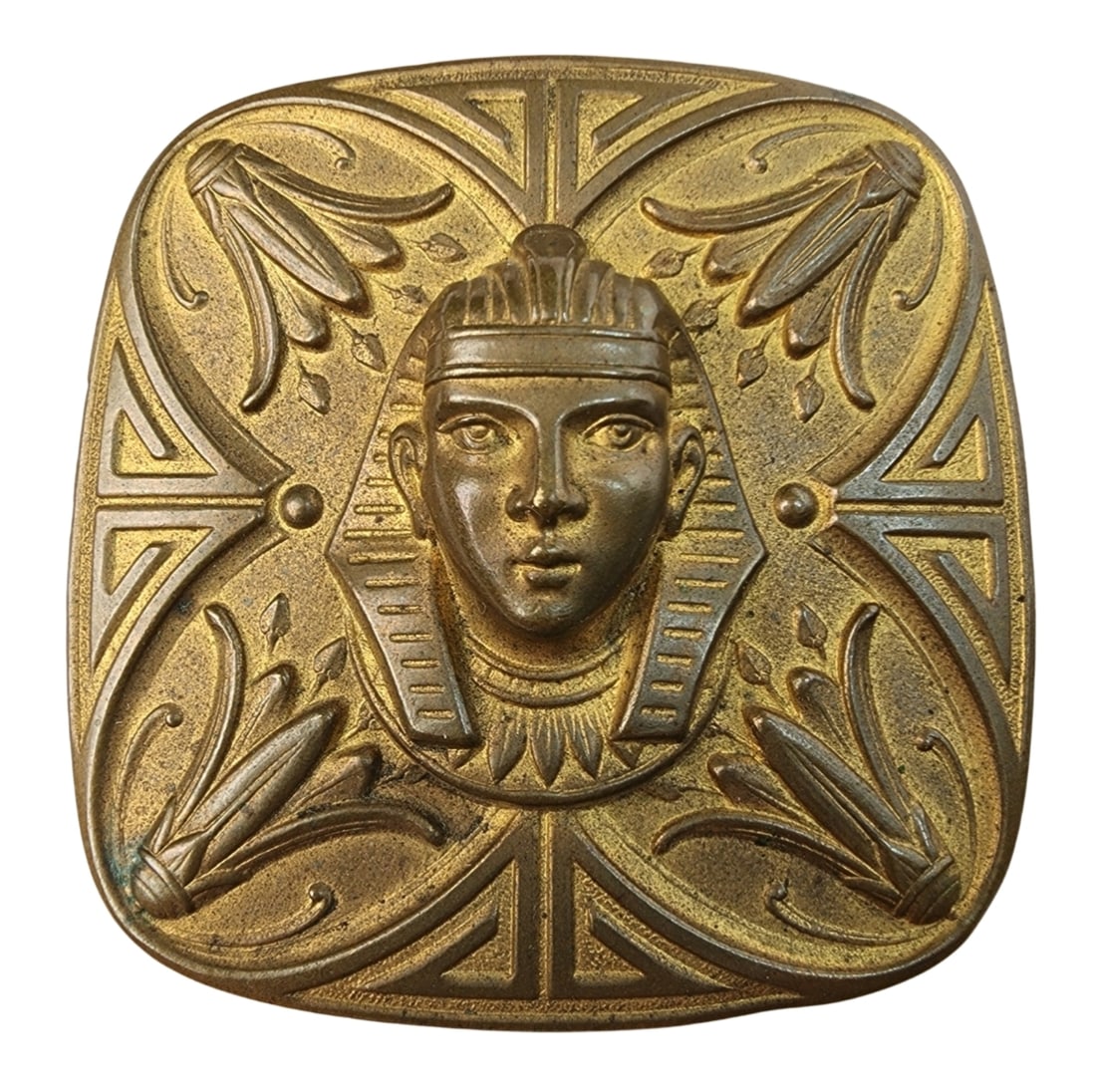 Rare 1930/60s AIDA at La Scala Italy Opera Costume Jewelry Pharaoh Brass Belt Buckle attrib. A.: This stunning piece was worn by the cast of AIDA at a La Scala, Milan, Italy Opera production, probably between the 1930s and 1960s. Attributed to A. CORBELLA, the foremost Italian maker of opera and 