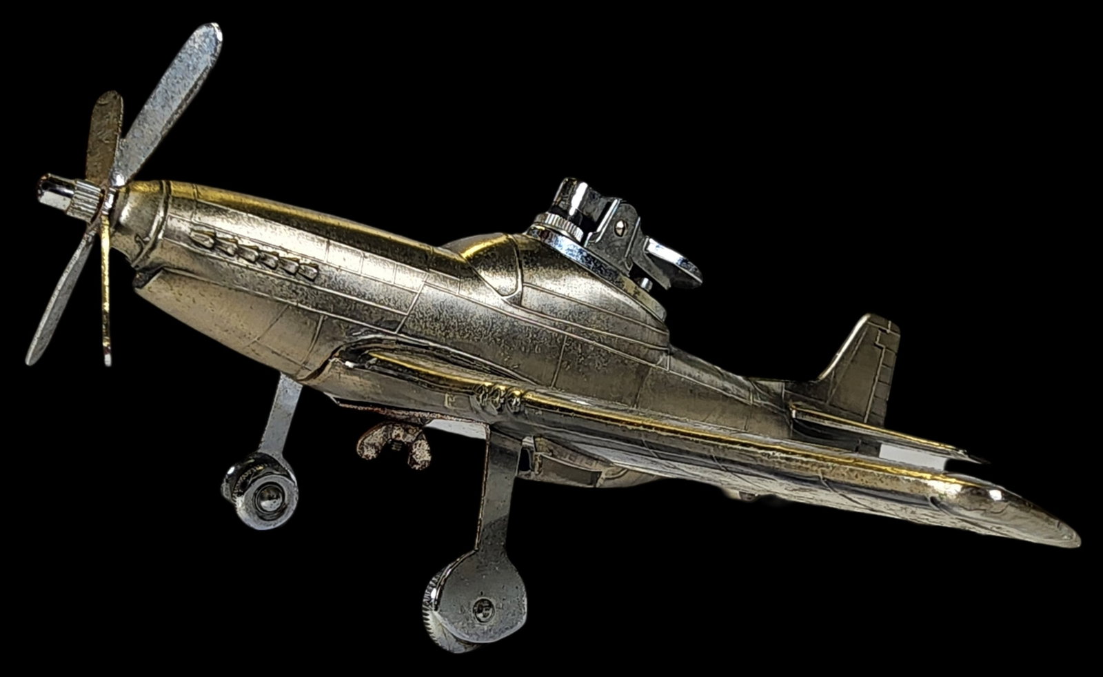 Very Rare & Unusual Vintage P-51D Mustang Fighter Plane Lighter (1 of 11)