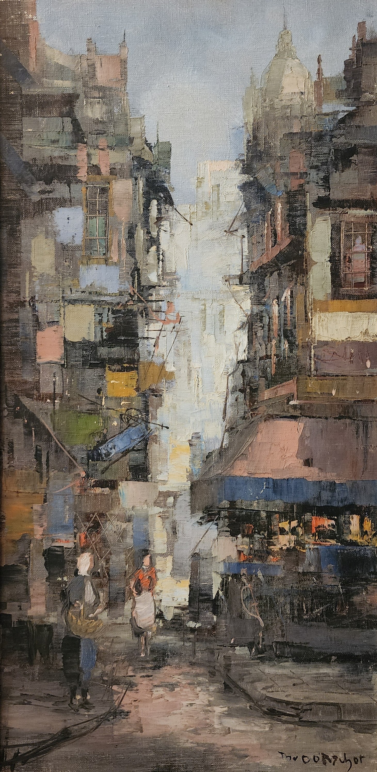 THEODORE VAN OORSCHOT (Dutch, 1910-1989) Impressionist Oil on Canvas Painting (1 of 6)