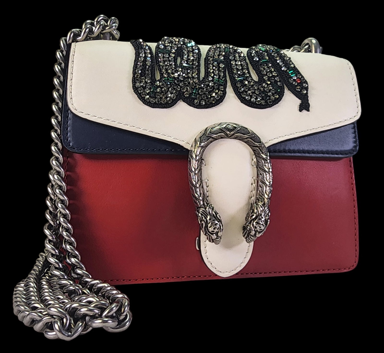 Stylish GUCCI Mini Dionysus Bag /w Embellished Snake (1 of 18)