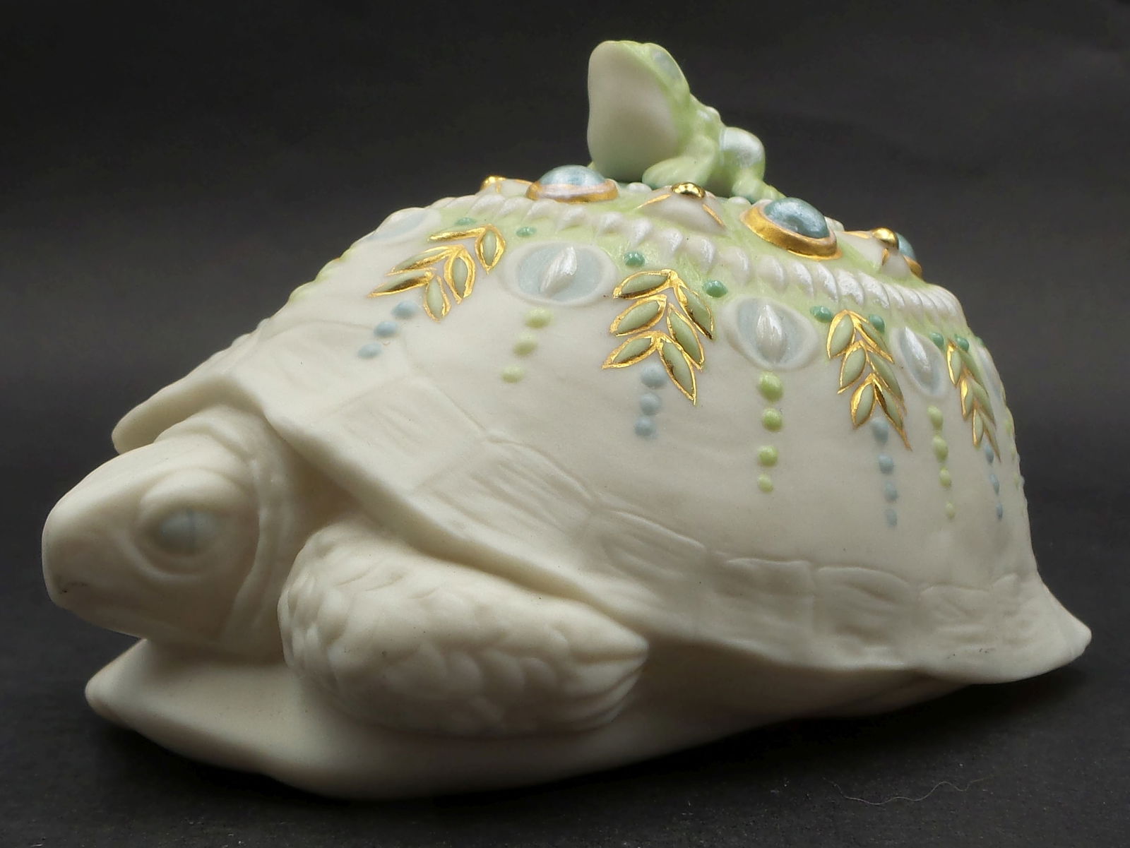 Cybis Porcelain Figurine, Turtle And Frog, The Baron (1 of 9)