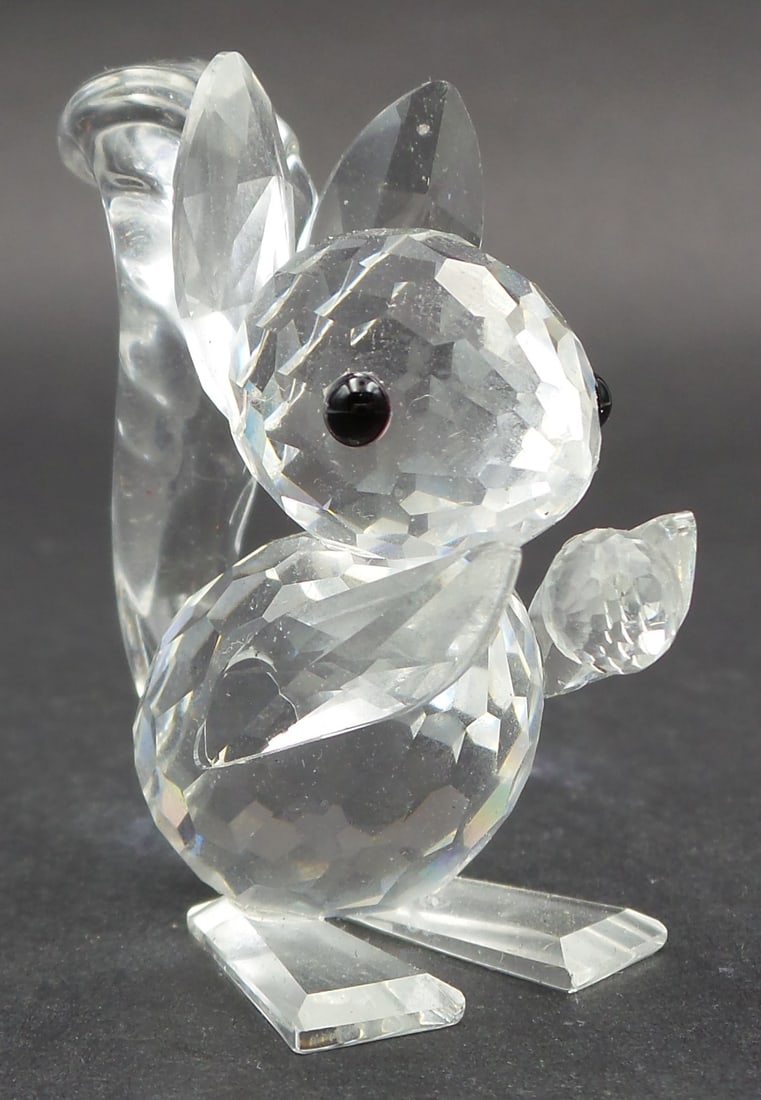 Vintage SWAROVSKI Silver Crystal Squirrel Figurine (1 of 6)