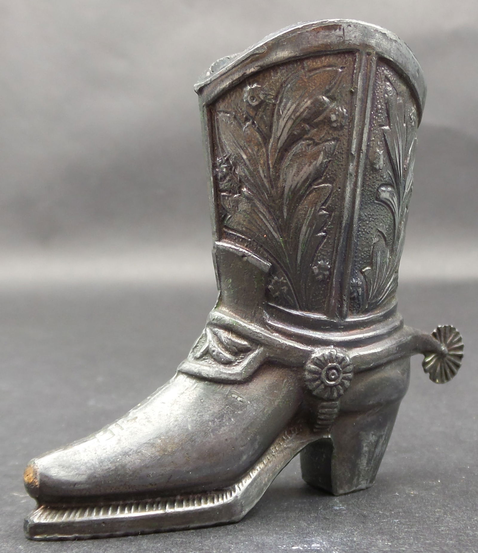 Vintage Japanese Metal Cowboy Boot Match Holder (1 of 5)