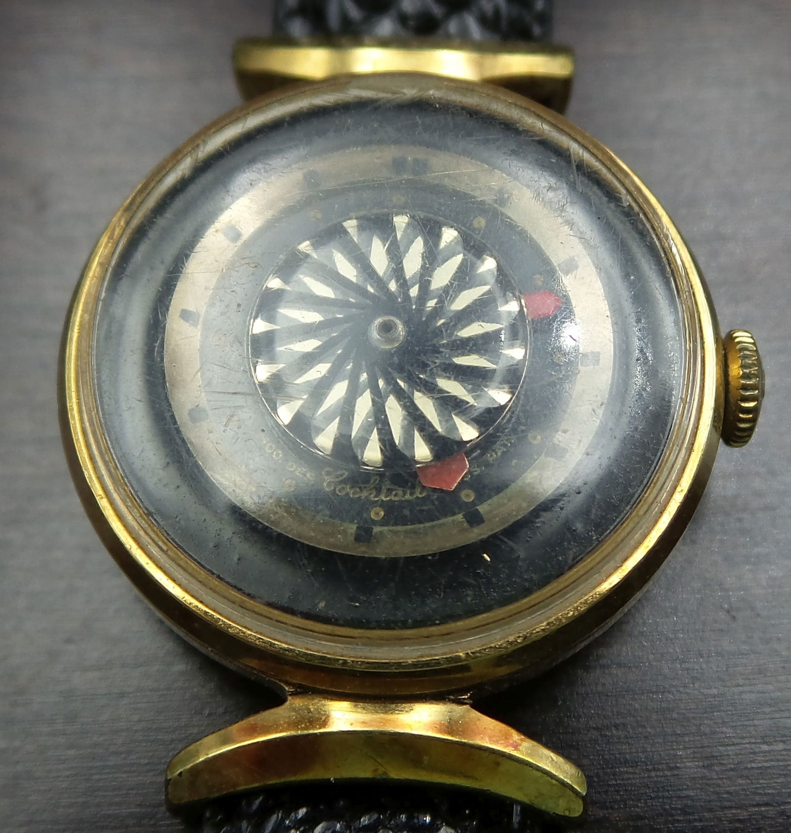 Vintage ERNEST BOREL Cocktail Kaleidoscope Mechanical Gold Filled Ladies Watch (1 of 8)