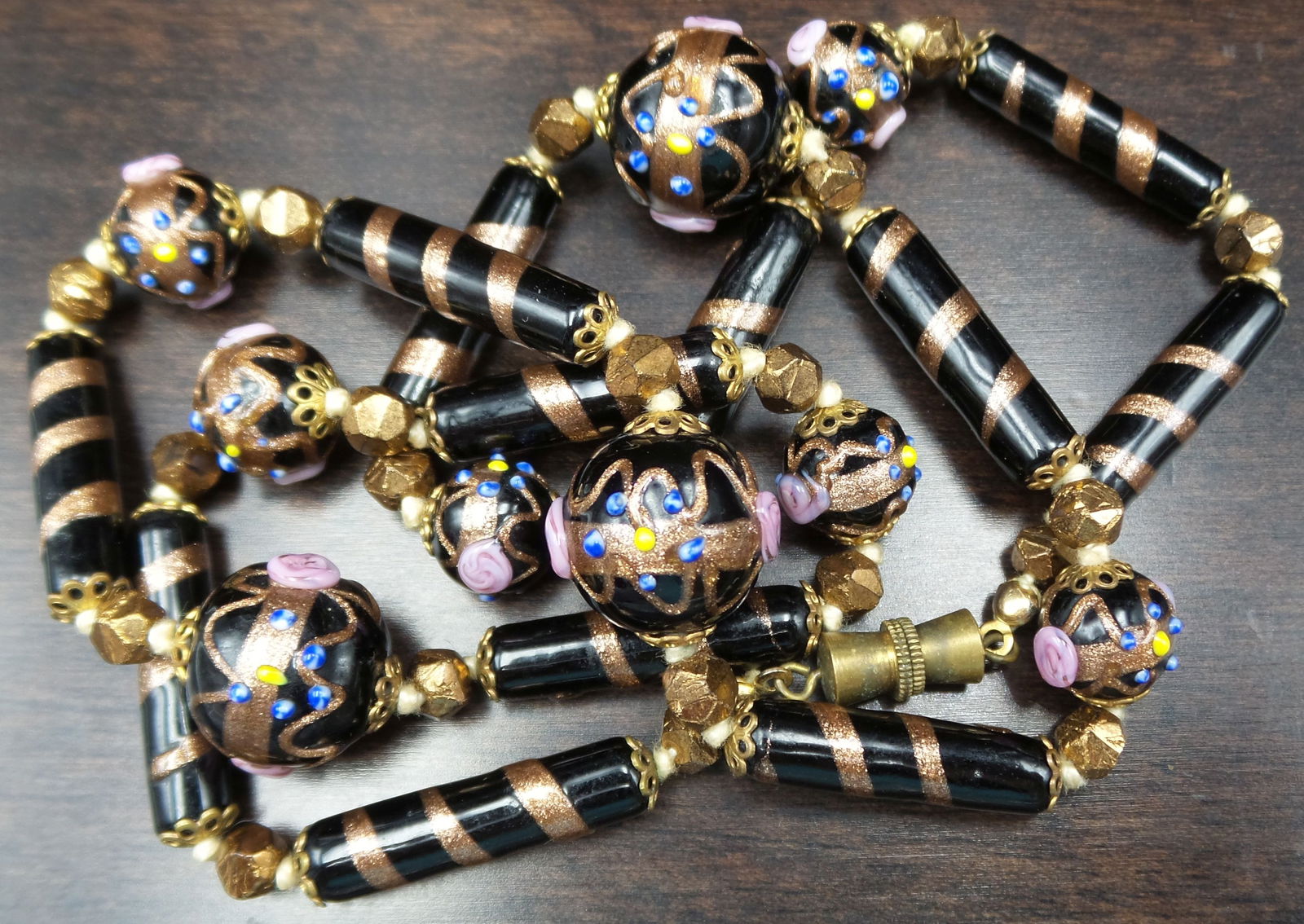 Vintage Handmade Murano Art Glass Bead Necklace (1 of 5)