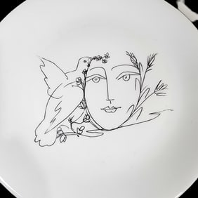 Rare Vintage Mid-Century ECPLP LIMOGES Picasso Plate