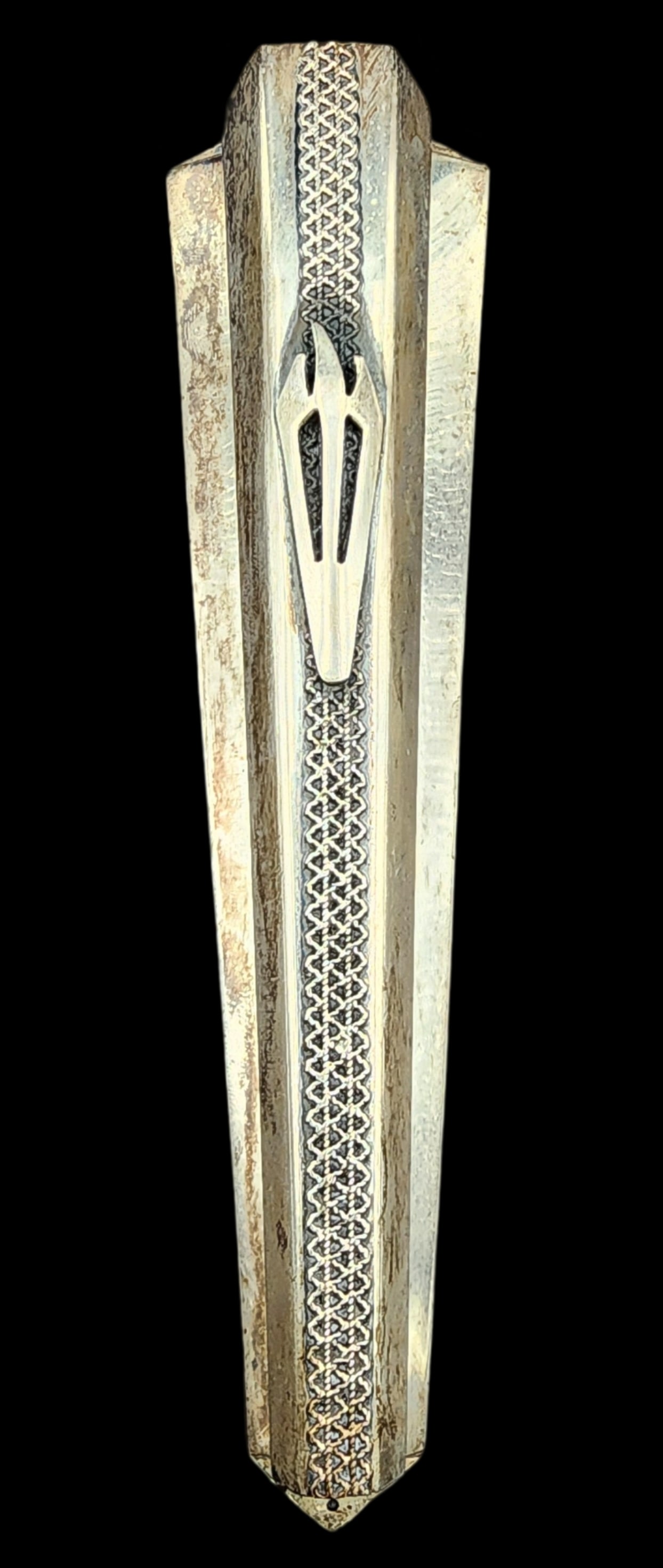 Vintage Israeli Judaica Sterling Silver MEZUZAH (1 of 5)
