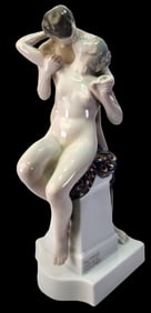 Antique Art Nouveau RICHARD AIGNER for ROSENTHAL "Spring of Love" Porcelain Figurine