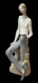 Vintage Retired LLADRO "Hebrew Student" Porcelain Figurine #4684 /w Original Box