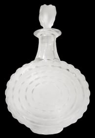 Vintage LALIQUE "Parme" Art Glass Liquor Decanter