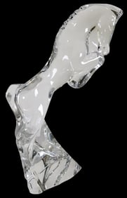 Vintage BACCARAT France Crystal Horse Figurine