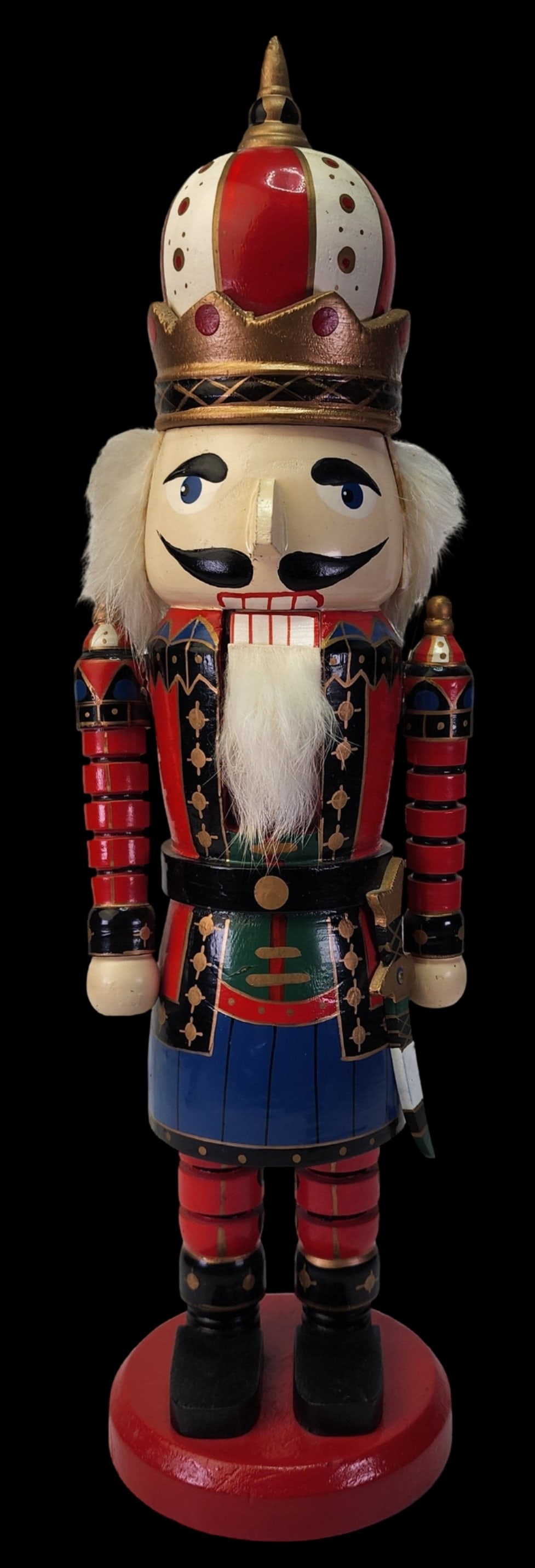 Vintage Hand Carved & Painted German Wood Nutcracker (1 of 8)