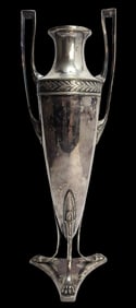 Antique Art Nouveau WMF Germany Silverplate Amphora Vase