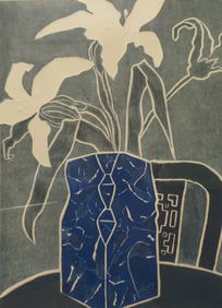 ARLENE SHERMAN "Interiors One" 1960s Artist Proof Signed Embossed Lithograph - Artist Proof