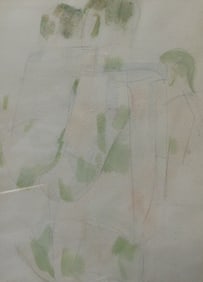 Mid-Century 1965 DAN BLOOM "Parade Watchers" Lithograph