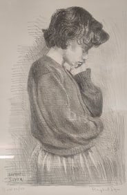 RAPHAEL SOYER (1899-1987) Limited Edition Print - Signed