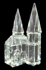 Vintage Retired SWAROVSKI Crystal Figurine /w Box - Church