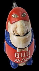 Vintage 1970s Anheuser-Busch BUDWEISER "Bud Man" Stein Beer Mug