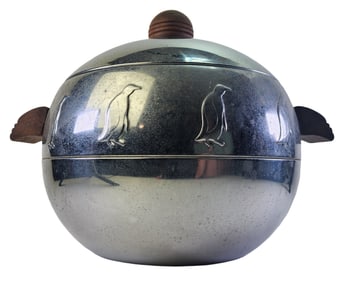 Vintage Mid-Century WEST BEND Penguin Hot & Cold Server / Ice Bucket