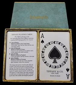 Vintage TIFFANY & CO Playing Card Set in Original Box