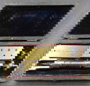 Antique 19th Century European Gemstone Setting Tool /w Box