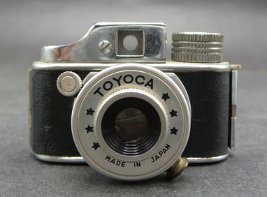 Vintage TOYOCA Japan Miniature Spy Camera /w Leather Case