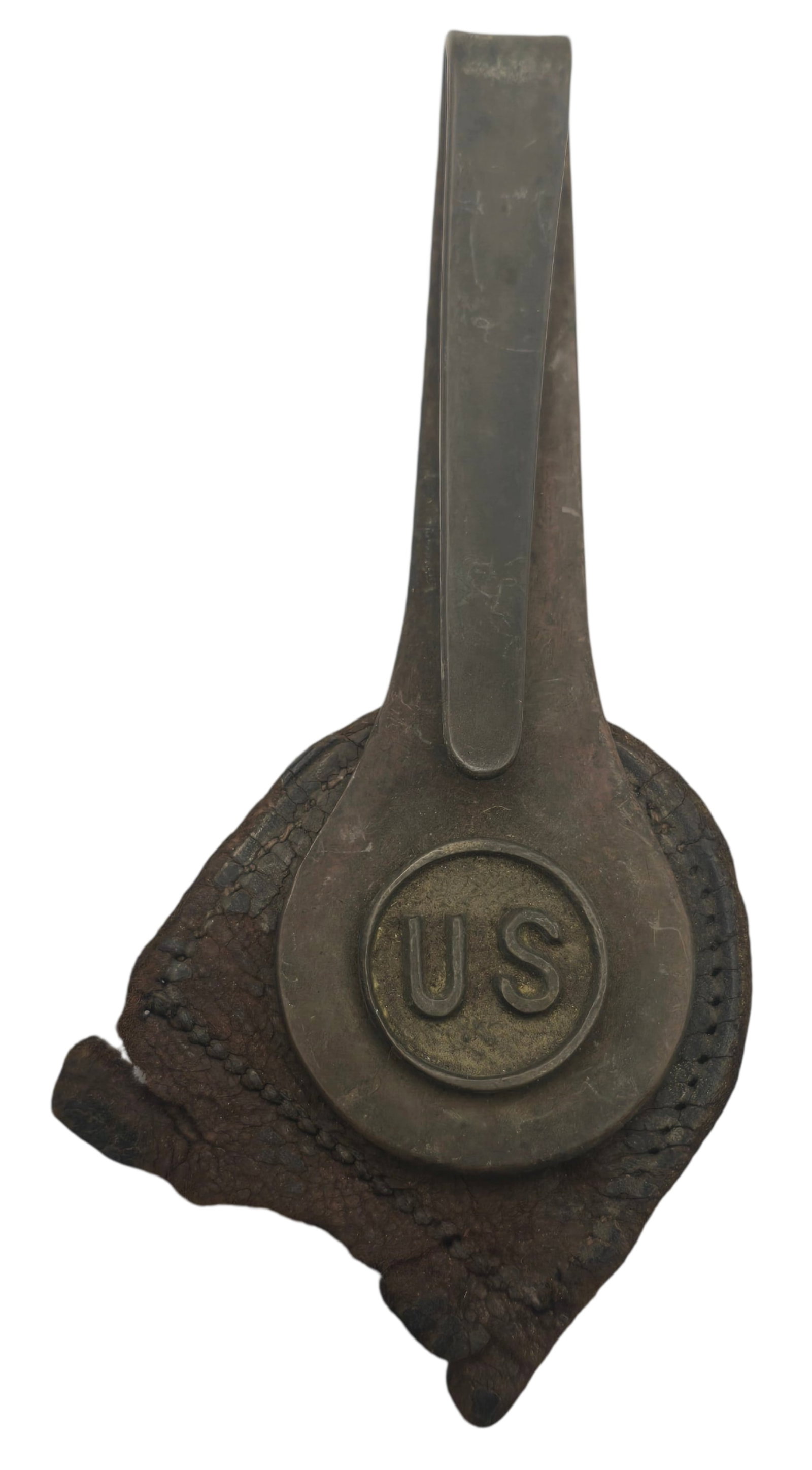 Antique Civil War Era US Bayonet Scabbard / Sword Hanger (1 of 5)