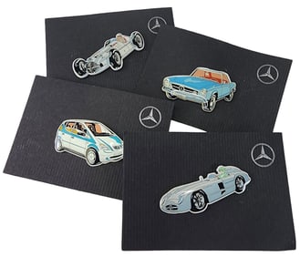 Lot of Vintage Original Mercedes-Benz Pins