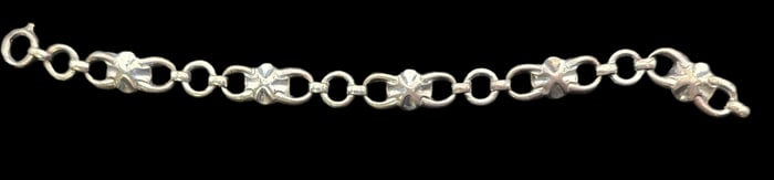 Vintage European 800 Silver Chain Link Bracelet