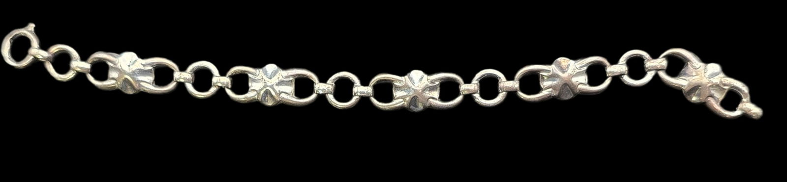 Vintage European 800 Silver Chain Link Bracelet (1 of 3)