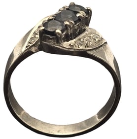 Vintage Sterling Silver & Gemstone Ring