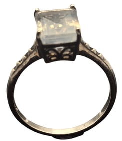 Vintage Sterling Silver & Gemstone Ring