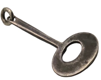 Vintage European Mid-Century Modern 800 Silver Pendant