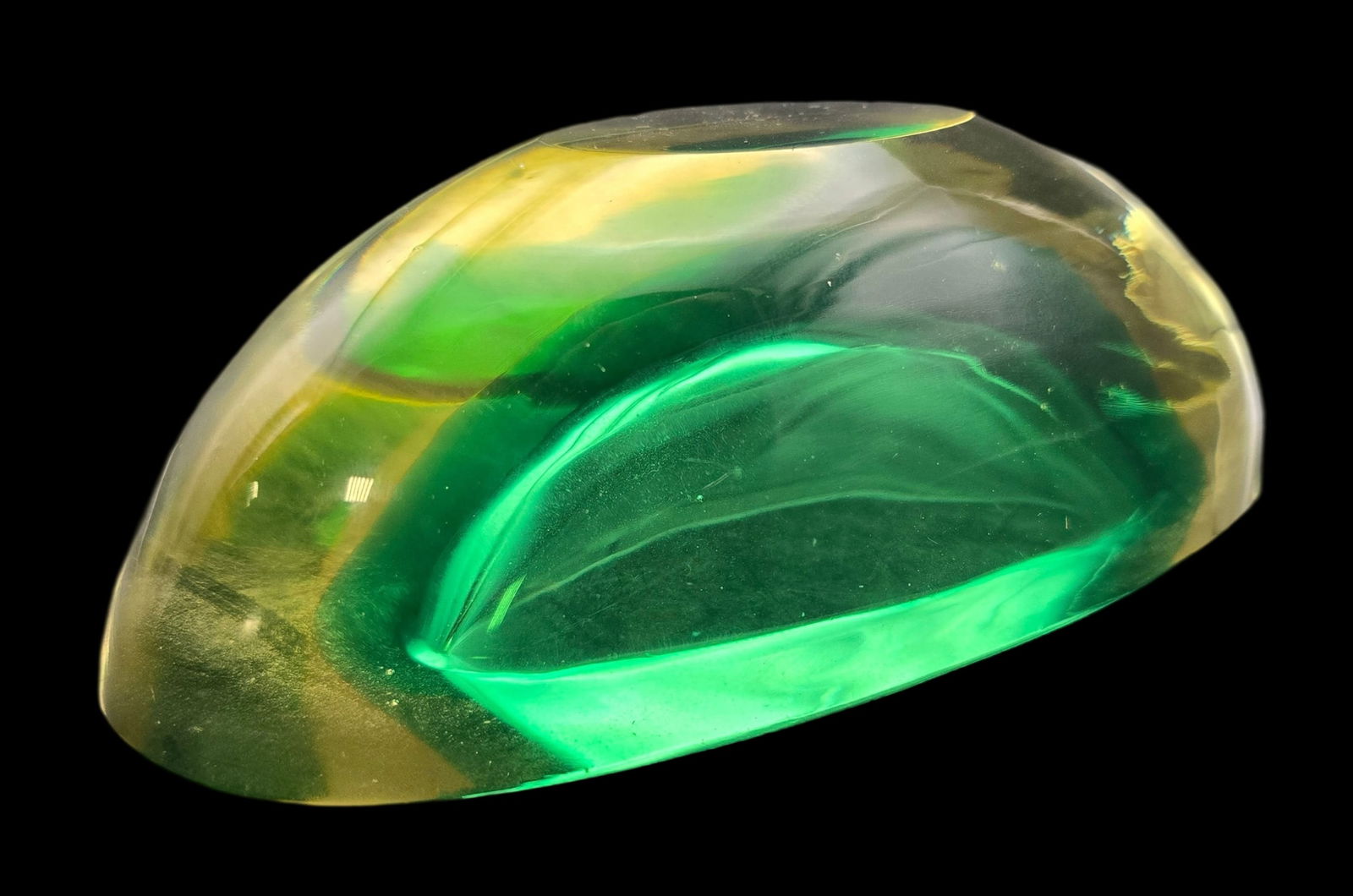 Stylish Vintage MURANO Italy Sommerso Art Glass Ashtray / Bowl (1 of 5)