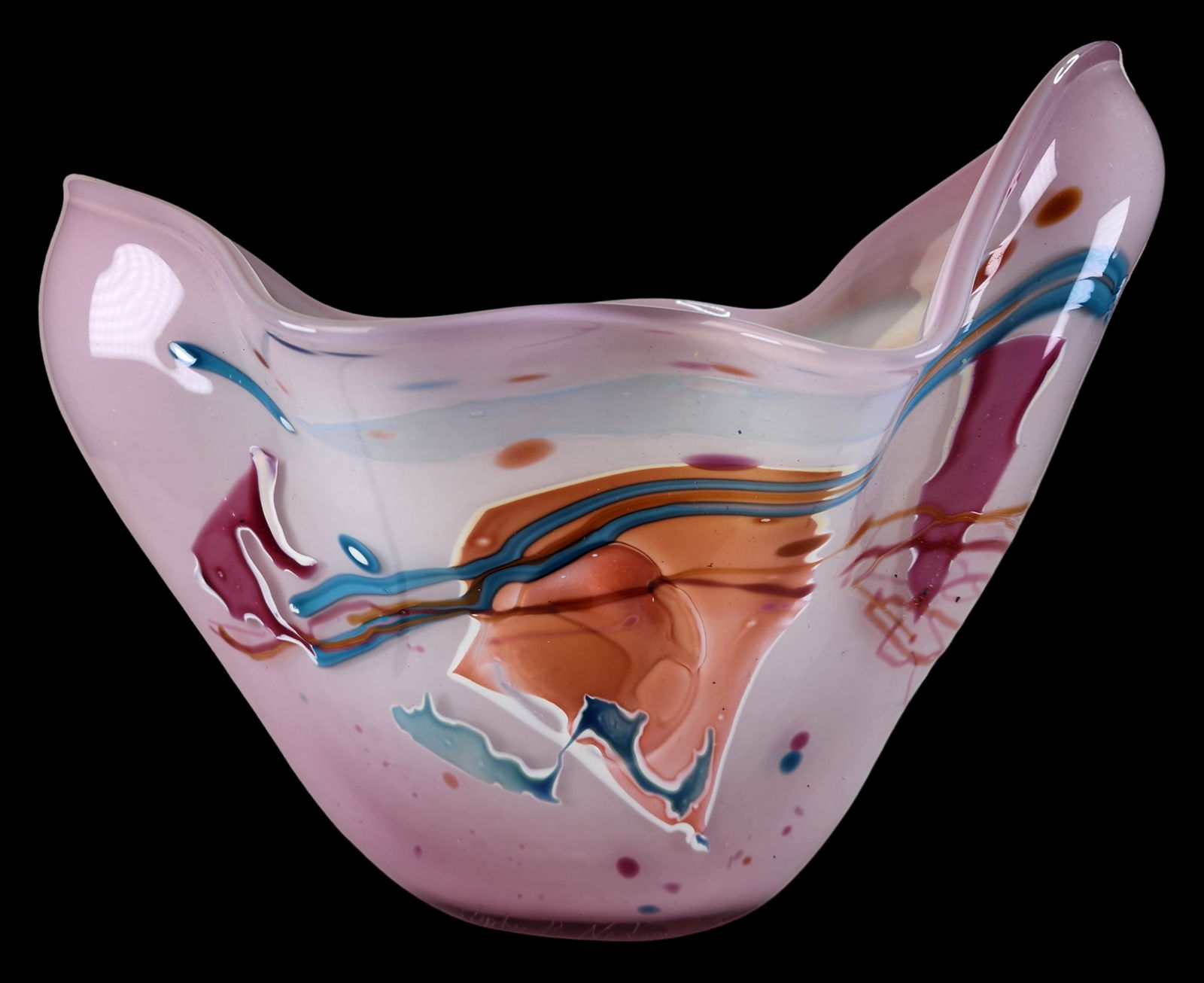 Vintage STEPHEN RICH NELSON Art Glass Vase (1 of 12)