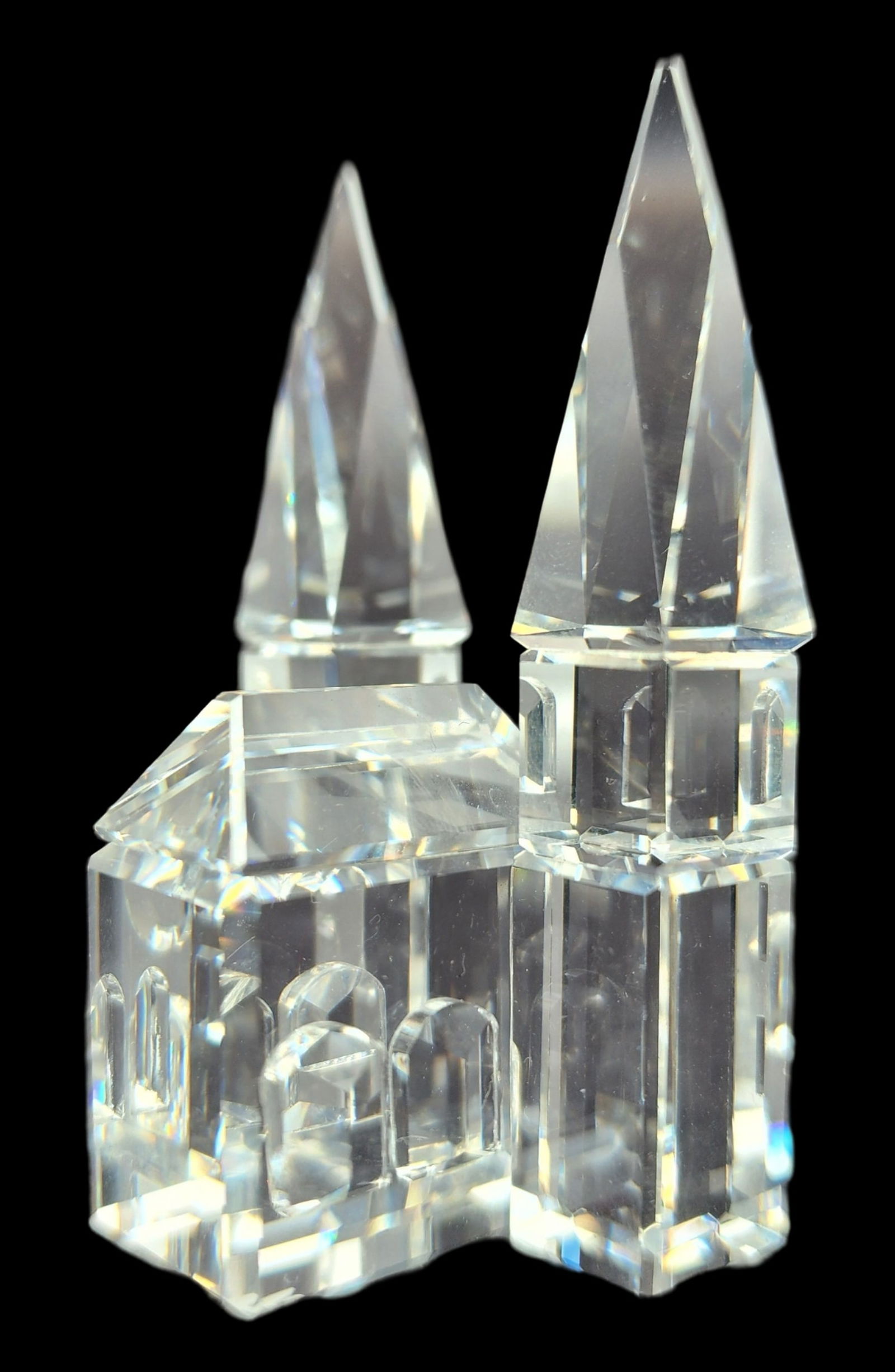 Vintage Retired SWAROVSKI Crystal Figurine /w Box - Church (1 of 4)