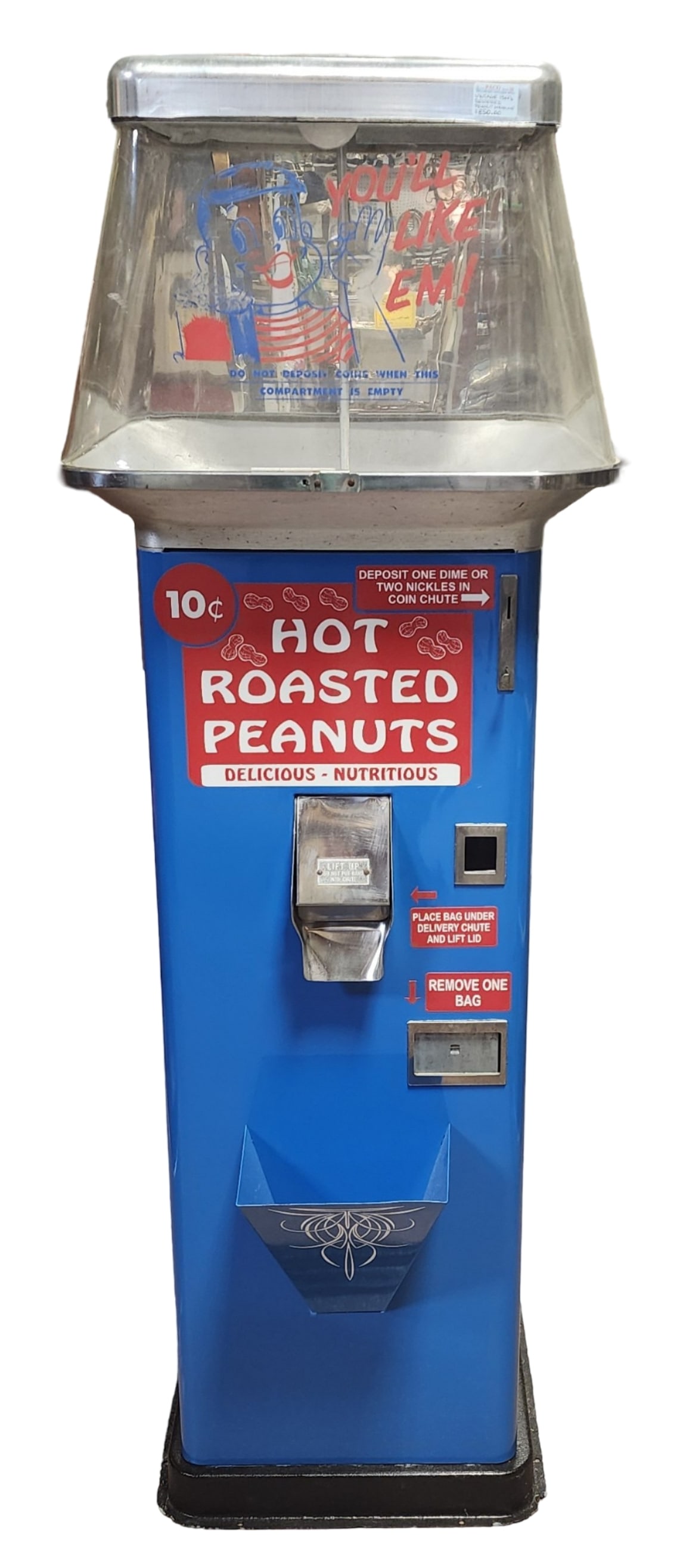 Vintage Restored 1970s Blue Steel Popcorn Machine (1 of 8)