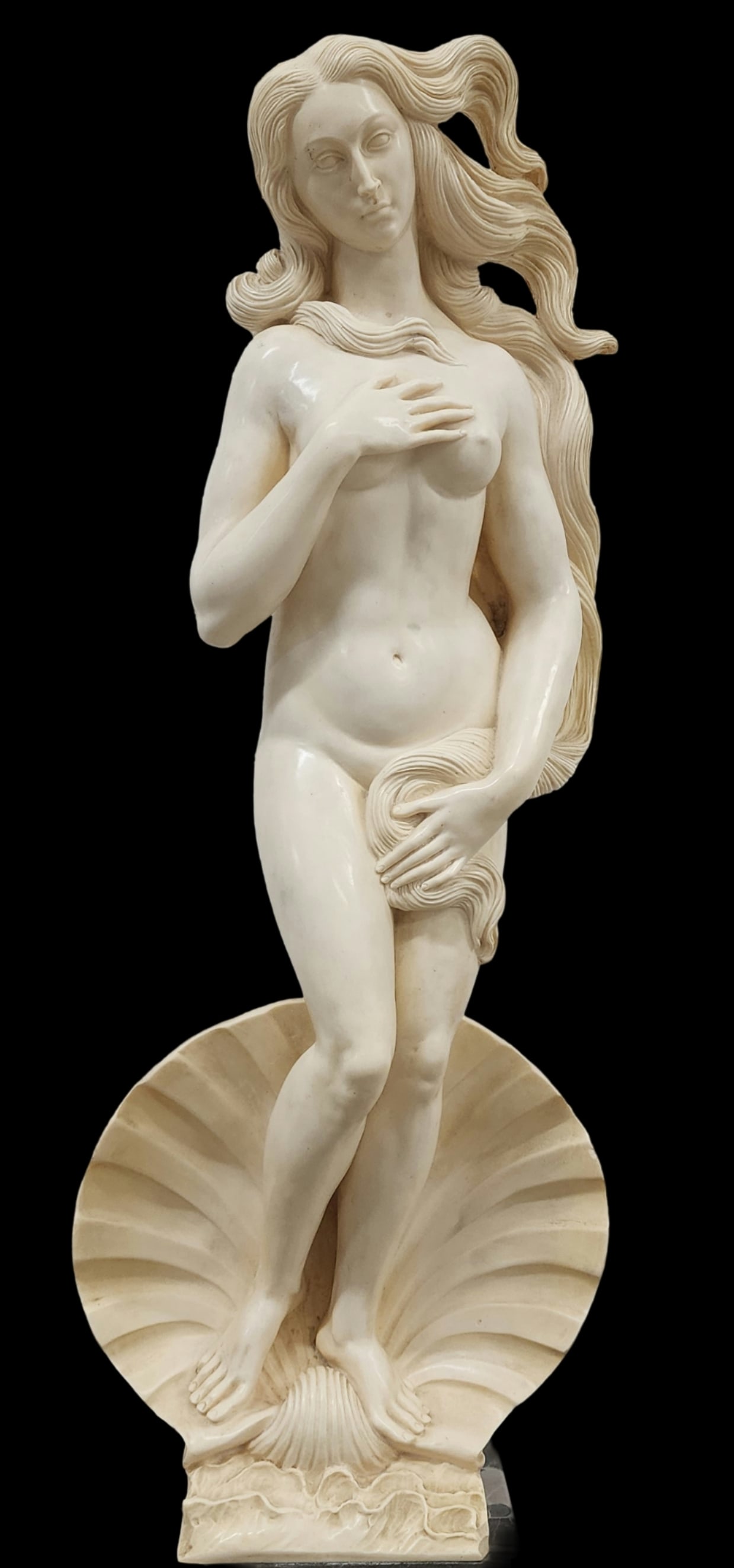 Vintage Neoclassical “Birth of Venus?? Aphrodite Resin Statue after Botticelli (1 of 8)
