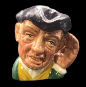 Vintage ROYAL DOULTON "'ARD OF 'EARING" Porcelain Toby Mug