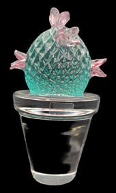 Rare Vintage OGGETTI Murano Italy Art Glass Cactus Sculpture