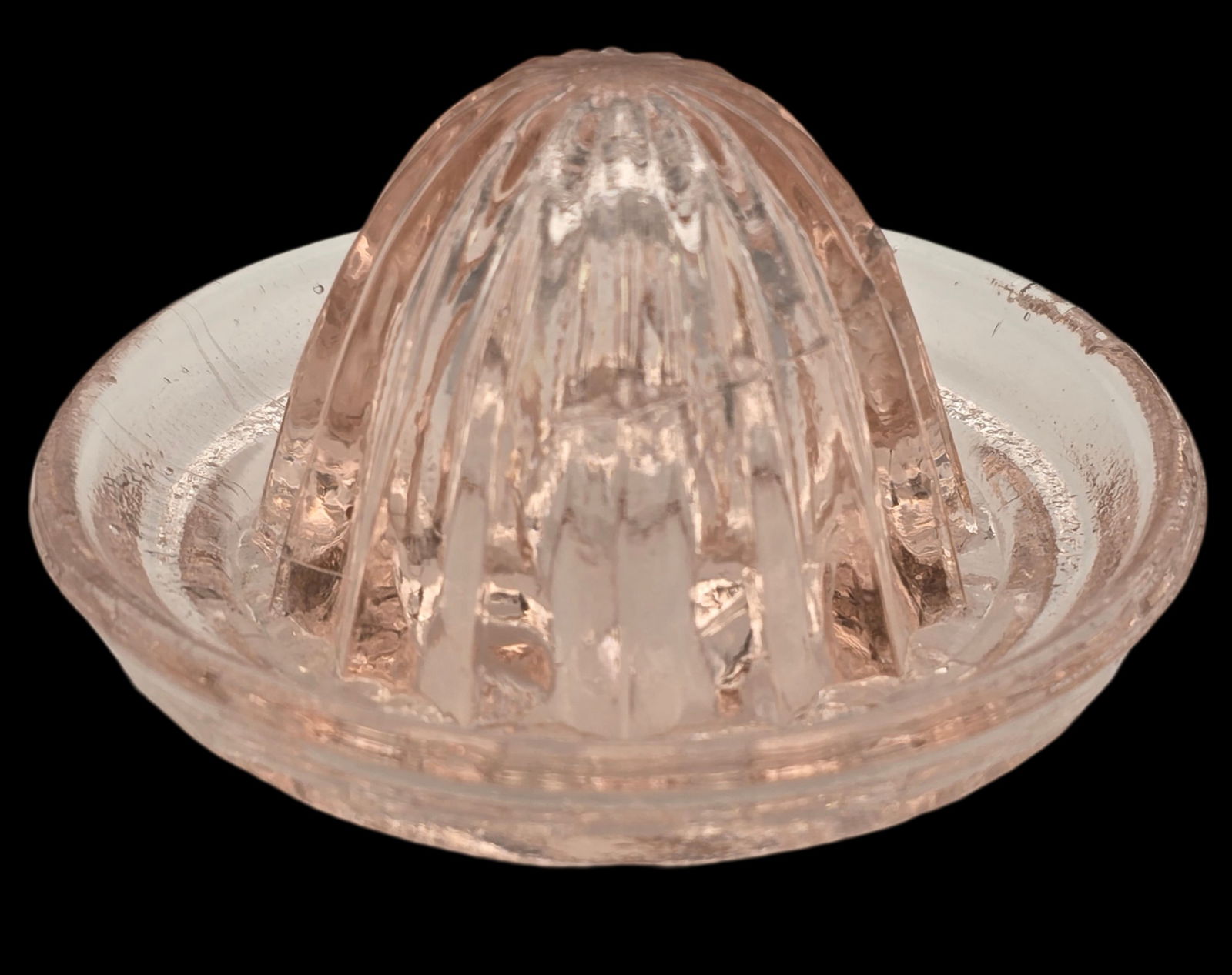 Vintage ca. 1930 Pink Depression Glass Juicer / Juice Reamer (1 of 5)