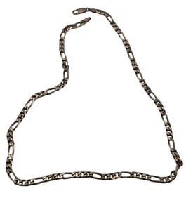 Vintage Sterling Silver Cuban Link Necklace