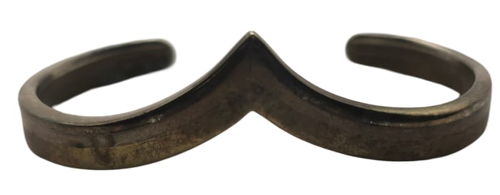 Vintage Mid-Century Modern Mexican Sterling Silver Cuff Bracelet