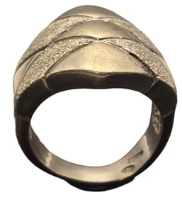 Vintage Mid-Century Sterling Silver Designer Ring