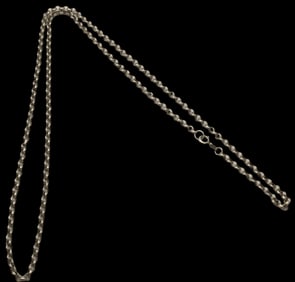 Vintage Sterling Silver Rolo Chain