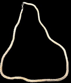 Vintage Sterling Silver Twisted Rope Chain